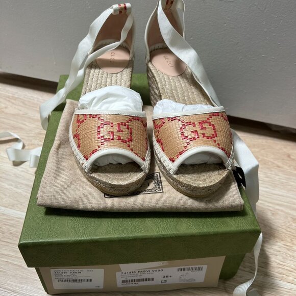 Gucci GG Espadrille Sandals WOMEN - Picture 1 of 9